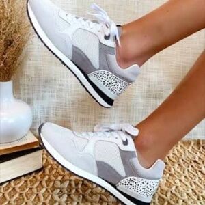 Vintage Havana Power Cheetah Running Sneaker Retro Shoe Size 6.5